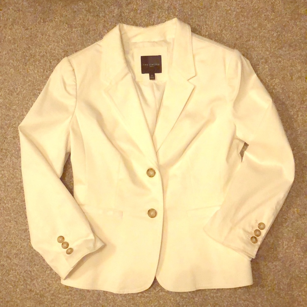 Limited white blazer